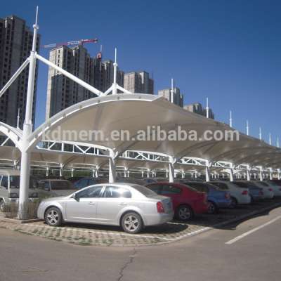 car park shade membrane construction sunshade waterproof awning